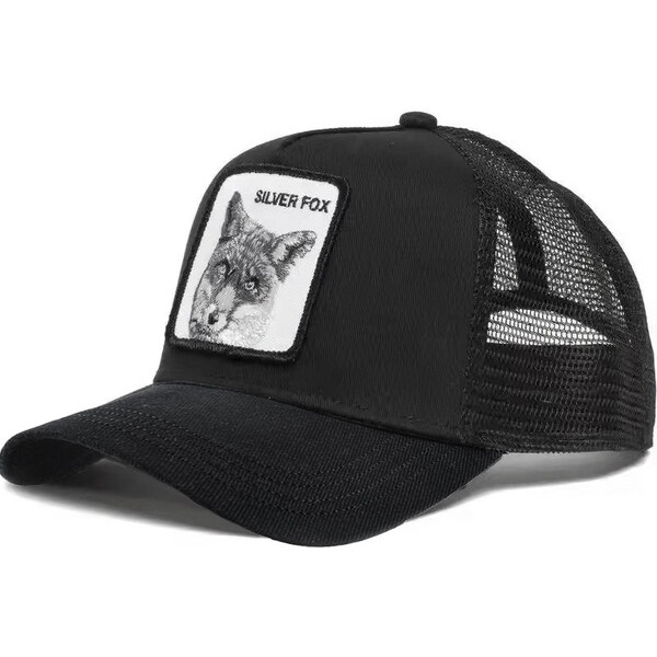 EDIKO TRUCKER Šiltovka so sieťkou Silver Fox - Liška Čierna 65230585