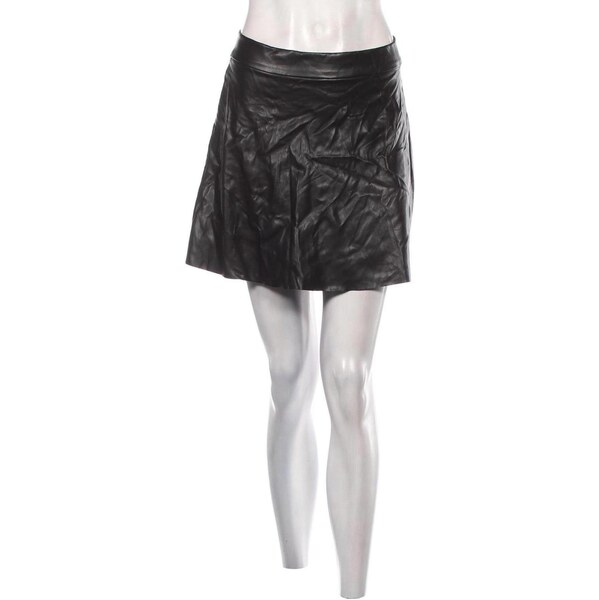 Kožená sukňa SHEIN 66959778