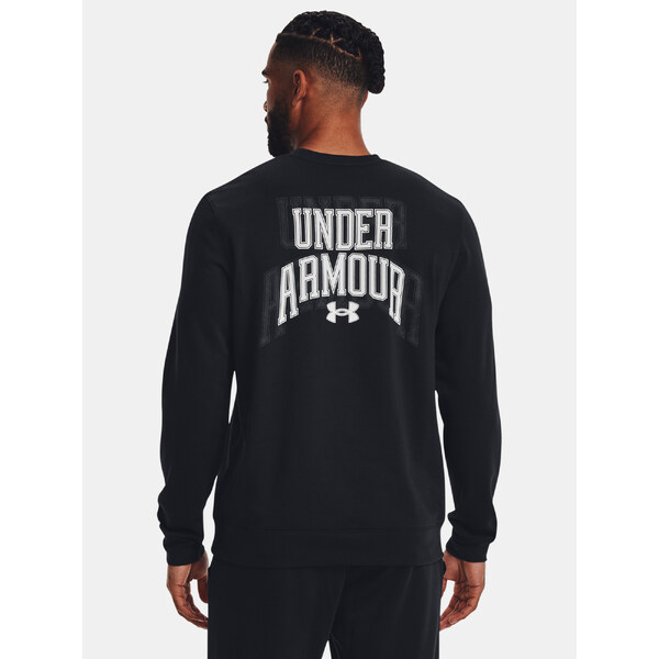 Čierna pánska mikina Under Armour UA Rival Terry Graphic Crew 52521831