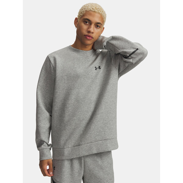 Svetlosivá športová mikina Under Armour UA Unstoppable Flc Crew 52521910