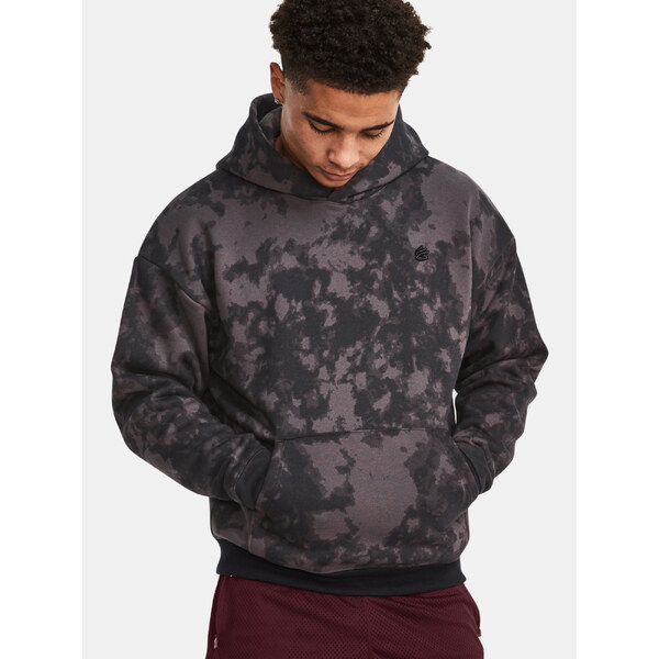 Tmavosivá mikina Under Armour Curry Acid Wash Hoodie 51020965