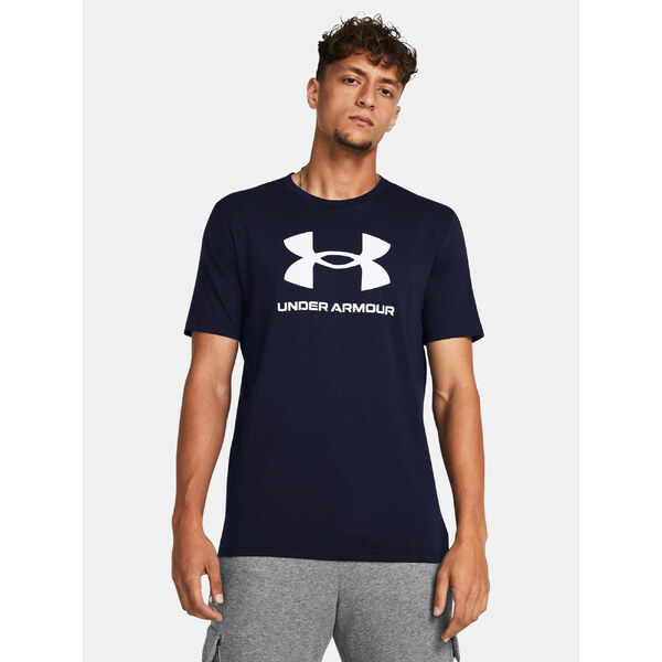 Tmavomodré tričko Under Armour UA SPORTSTYLE LOGO UPDATE SS 52521152