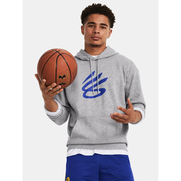 Svetlosivá športová mikina Under Armour Curry Splash Hoodie 52522239