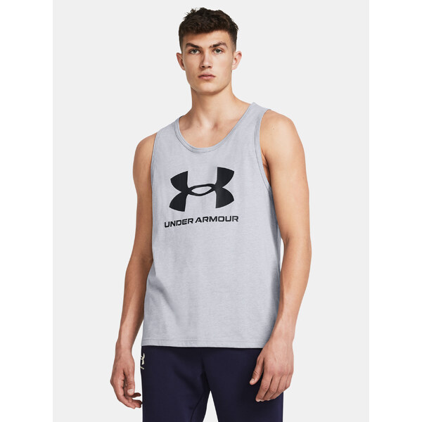 Svetlosivé pánske tielko Under Armour UA Sportstyle Logo 52523191