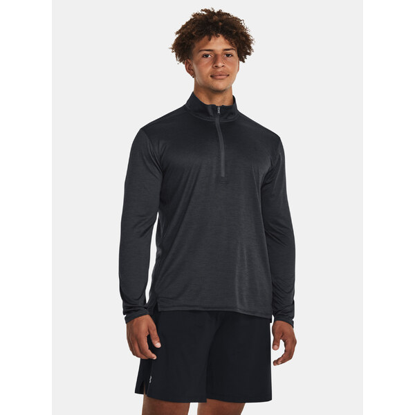 Čierne pánske tričko Under Armour UA Tech Vent 1/2 Zip 50671682