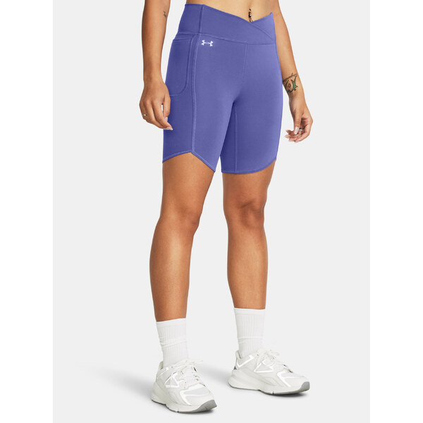 Fialové dámske kraťasy Under Armour Motion Crossover Bike 50725021