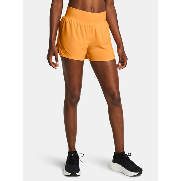 Oranžové dámske športové kraťasy Under Armour UA Launch Pro 3 Shorts 52521473