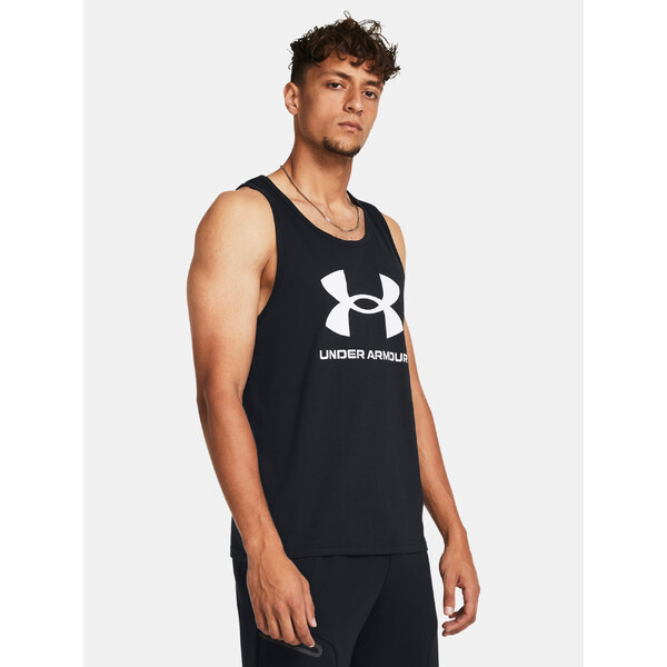 Čierne tielko Under Armour UA SPORTSTYLE LOGO TANK 52522976