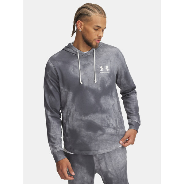 Mens sweatshirt Under Armour UA Rival Terry AOP Hood Q1 - Mens 64789515