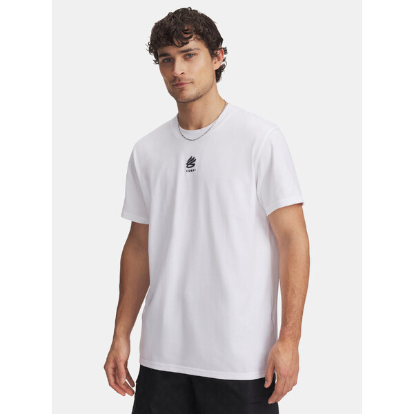 Mens T-shirt Under Armour Curry Hvyweight Logo Tee - Mens 64783023