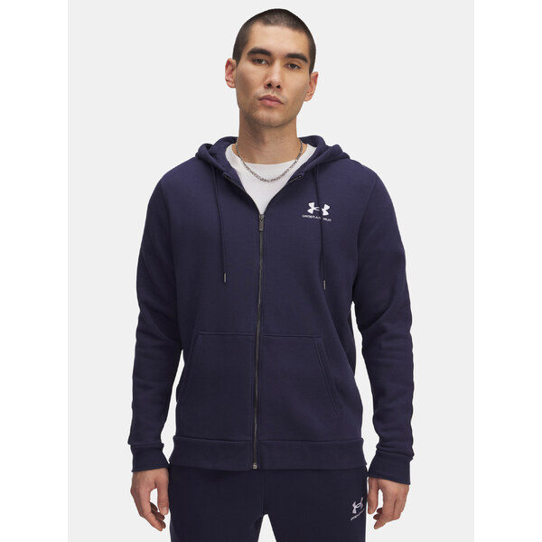 Mens sweatshirt Under Armour UA Icon Fleece FZ Taping - Mens 64790287