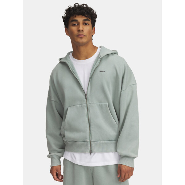 Mens sweatshirt Under Armour Icon HWT Fleece Wash FZ - Mens 64791045