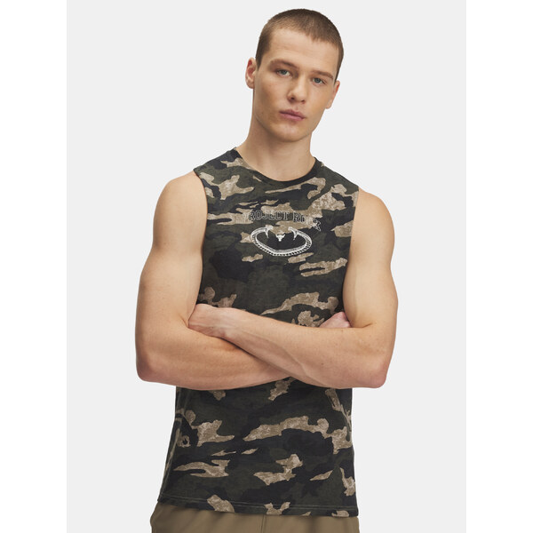 Mens tank top Under Armour Pjt Rck Camo Tank - Mens 64791316