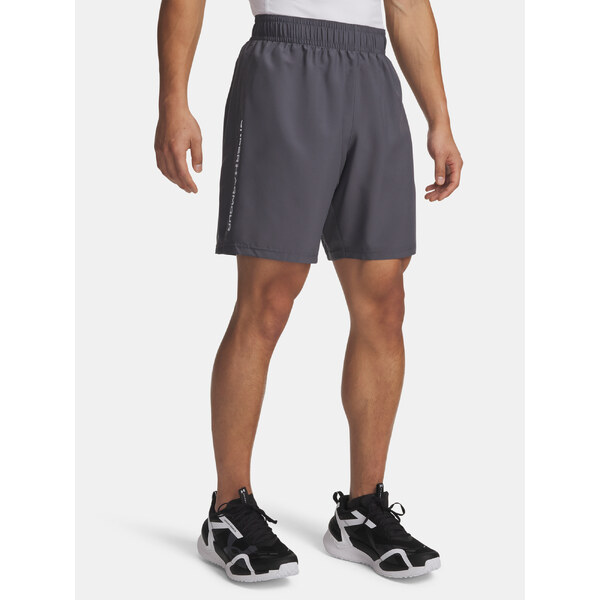Šedé pánske kraťasy Under Armour UA Woven Wdmk 64919413
