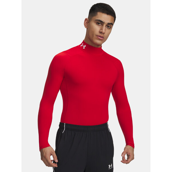 Červené športové tričko Under Armour UA CG Armour Comp Mock 65841784