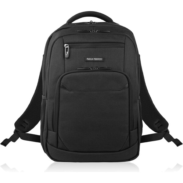 Paolo Peruzzi Pánska multifunkčná cestovná taška na notebook | čierna 66965004