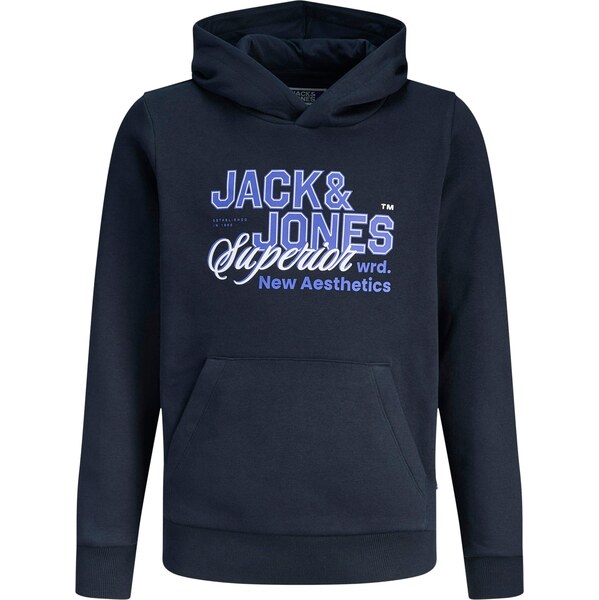 JACK & JONES MINI Mikina modrá / námornícka modrá / biela 66967015