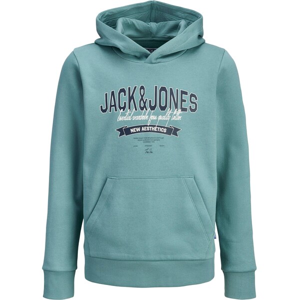 JACK & JONES MINI Mikina modrozelená / tmavomodrá / biela 66967017