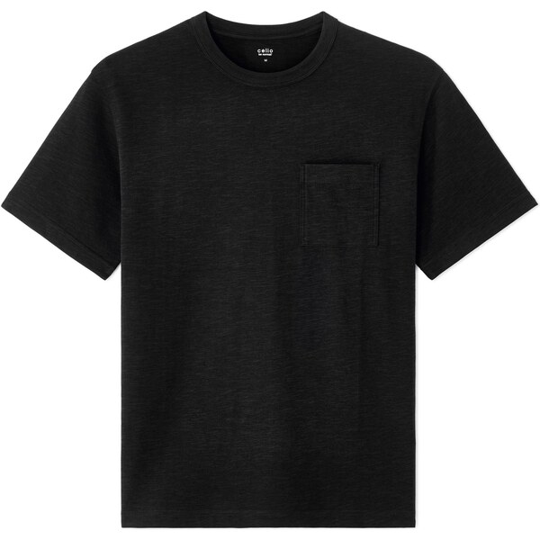 Celio Čierne tričko s krátkym rukávom 66971500