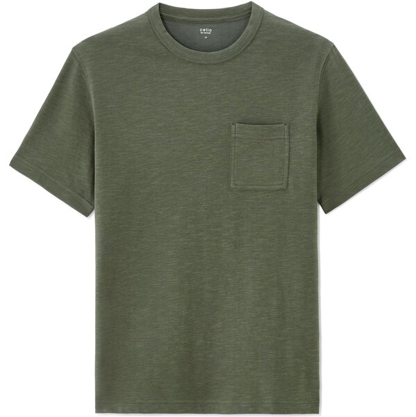 Celio Khaki tričko s vreckom 66971513
