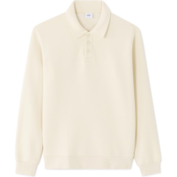 Celio Krémová polokošeľa 66971530