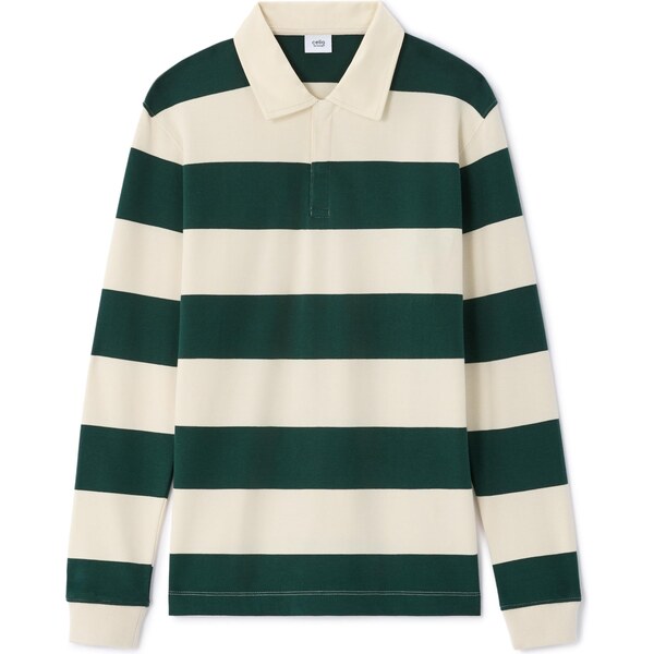 Pánske pruhované polo tričko Celio 66971578