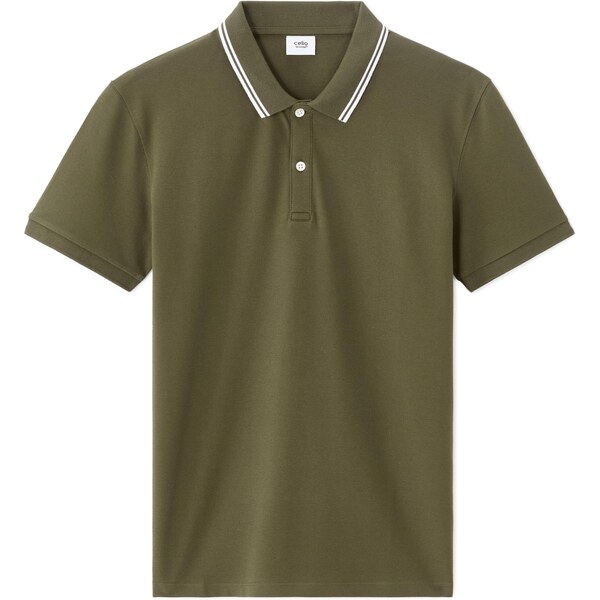 Celio Khaki polokošeľa 66971586