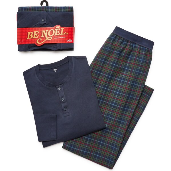 Pánske pyžamo Celio vianočné balenie 66971732