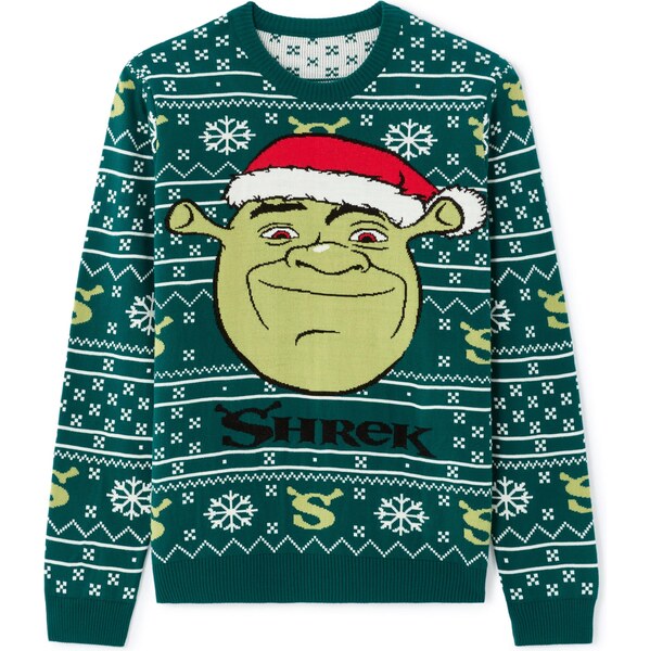 Celio Vianočný sveter Shrek pre mužov 66971736