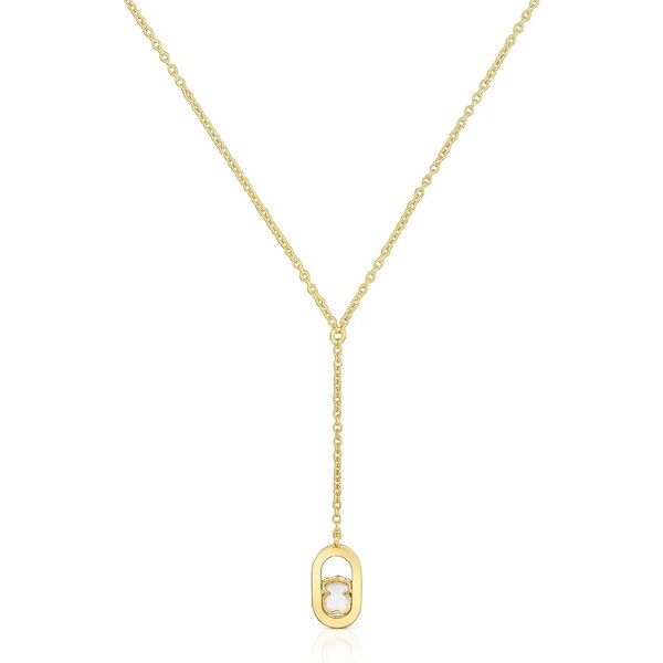 Pozlátený strieborný náhrdelník Tous 66972781