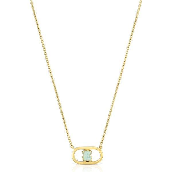 Pozlátený strieborný náhrdelník Tous 66972771