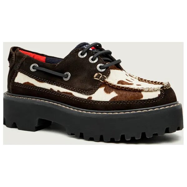 Tommy Jeans Kožené poltopánky ARCHIVE 01 | semiš 66974522