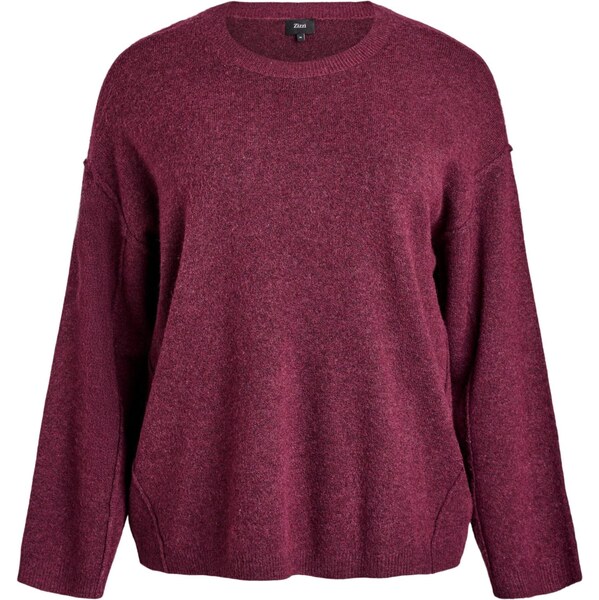 Zizzi Mikina Mvista bordová 66976631