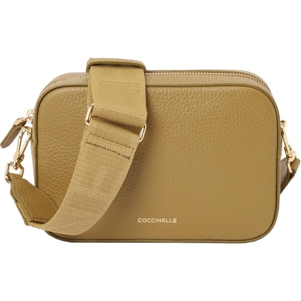 Coccinelle Taška cez rameno Tebe olivová 66976763