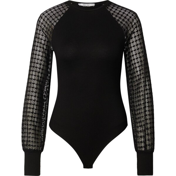 ABOUT YOU Košeľové body Zora čierna 66976837