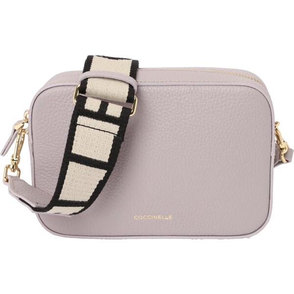 Coccinelle Taška cez rameno TEBE sivobéžová 66976843