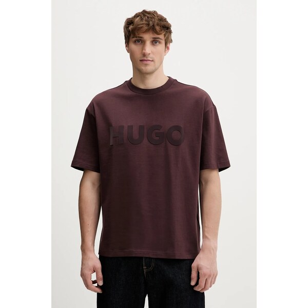 Bavlnené tričko HUGO Dinkee 66985346