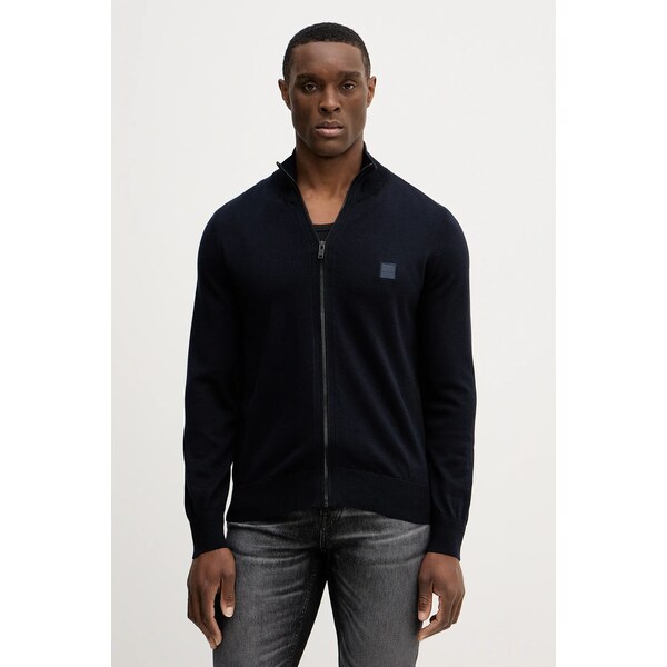 Kardigán s prímesou kašmíru BOSS Orange Kanozip_S 66985366