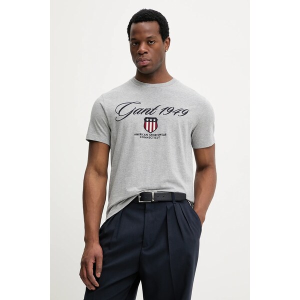 Bavlnené tričko Gant 66980748