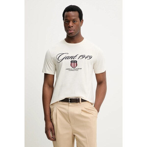 Bavlnené tričko Gant 66980749