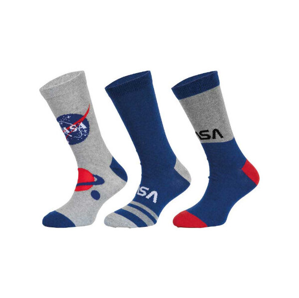 Trenýrkárna 3PACK detské ponožky NASA viacfarebné (39269/blue) 31/34 66980123