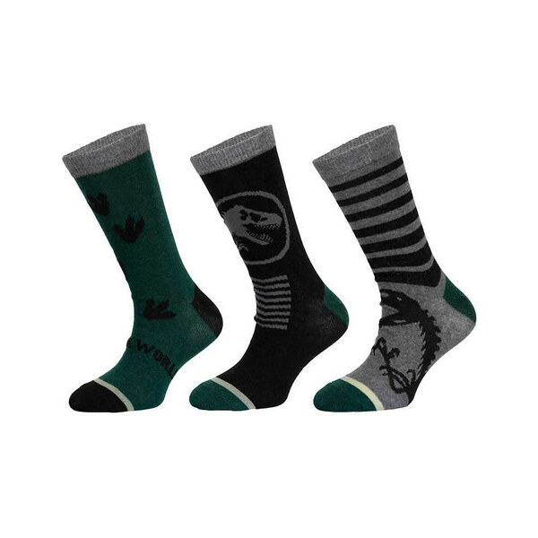 Trenýrkárna 3PACK detské ponožky Jurassic World viacfarebné (39267 66980126