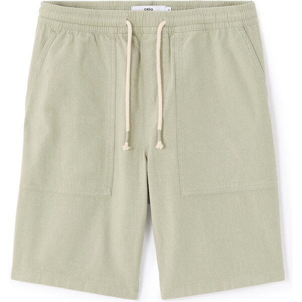 Celio ľanové šortky Lodiegobm 66980251