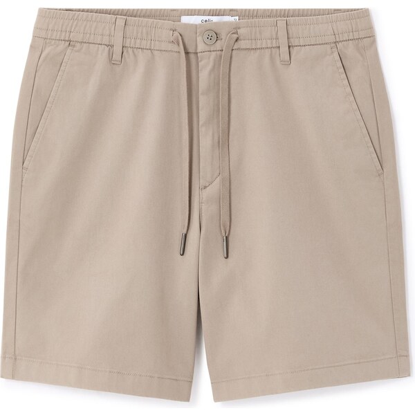 Celio Logobm pánske plátené šortky 66980312