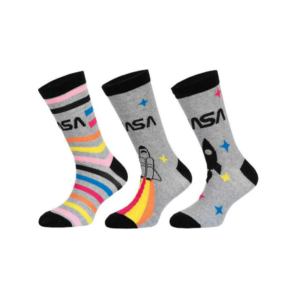 Trenýrkárna 3PACK detské ponožky NASA viacfarebné (39270/grey) 27/30 66981790