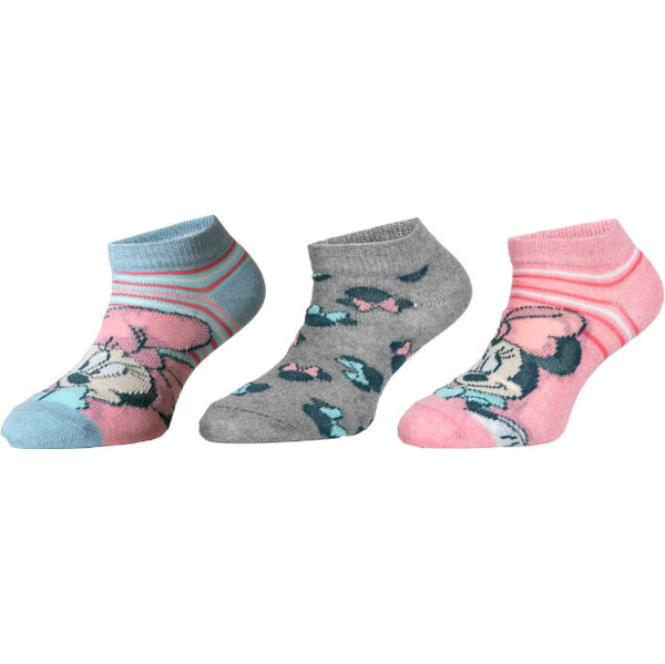 Trenýrkárna 3PACK detské ponožky Minnie viacfarebné (38614/grey) 27/30 66981794