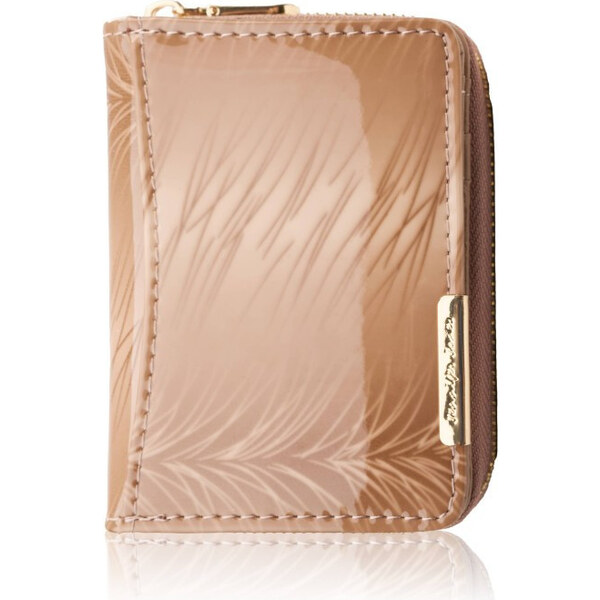 Jennifer Jones Dámska kožená peňaženka, lakovaná koža | béžová SP-18 66982497
