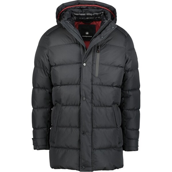 Pánska čierna prešívaná zimná bunda REDPOINT 66982577