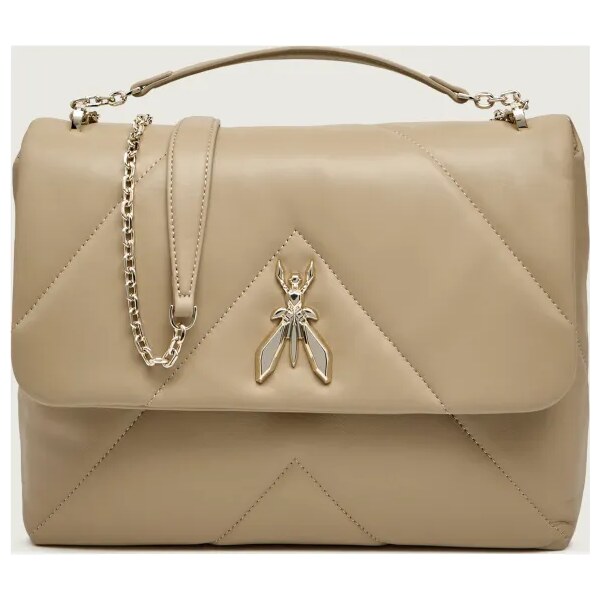 Patrizia Pepe Kožená kabelka na rameno 66982518