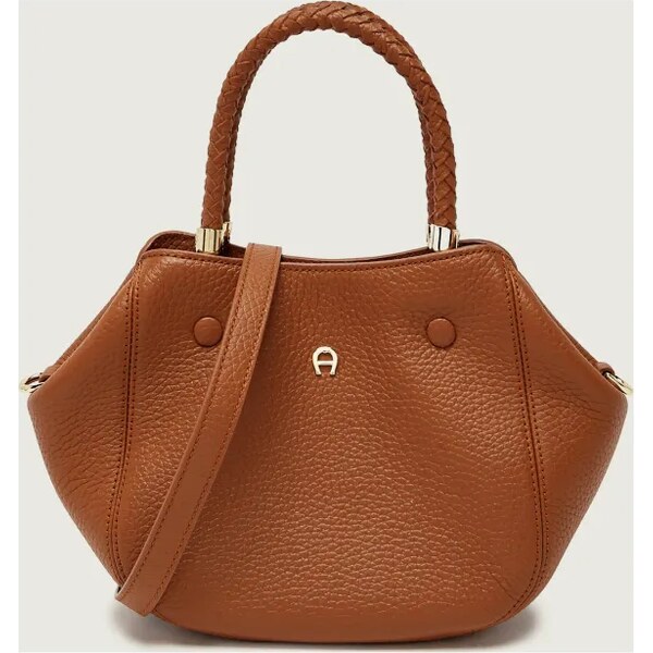 Aigner Kožený kufrík Carré Soft 66982535